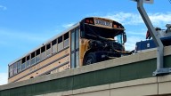 2 NEISD buses involved in crash cause traffic backup on San Antonio highway