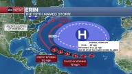 Tropical Storm Erin likely to be 1st hurricane of season, not forecast to hit US
