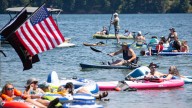 People protest Oregon boating permit law at Foster Lake…