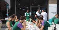 Unicaja: El desayuno de los campeones, en fotos