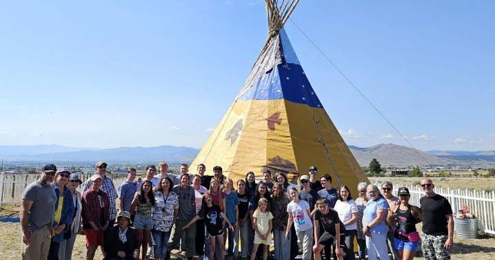 Joy Meadows Farm hosts Sioux tipi raising ceremony in Helena Valley