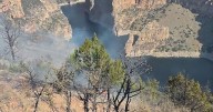 Dryhead Canyon remains closed as firefighters continue to scout and monitor fire
