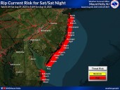 Strong rip currents to pose danger at Jersey Shore Saturday as new heat wave looms