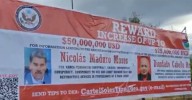 Aparece cartel anunciando recompensa por Nicolás Maduro en frontera de Venezuela y Colombia