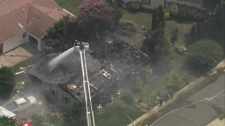 Large house fire in Hamilton Township under control: officials