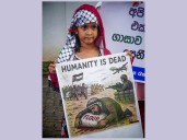 Exigen en Sri Lanka protección inmediata para el pueblo palestino (+Fotos)