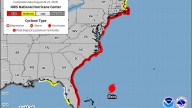 Swimmers are warned to avoid East Coast beaches as Hurricane Erin moves north