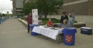 Salvation Army holds "Stuff the Bus" School Supply Drive