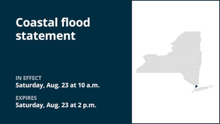 NY weather: Coastal flood statement issued for Westchester County for Saturday