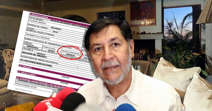 Destapan que Fernández Noroña compró una casa de 12 mdp: “Está en mi declaración patrimonial”, admite