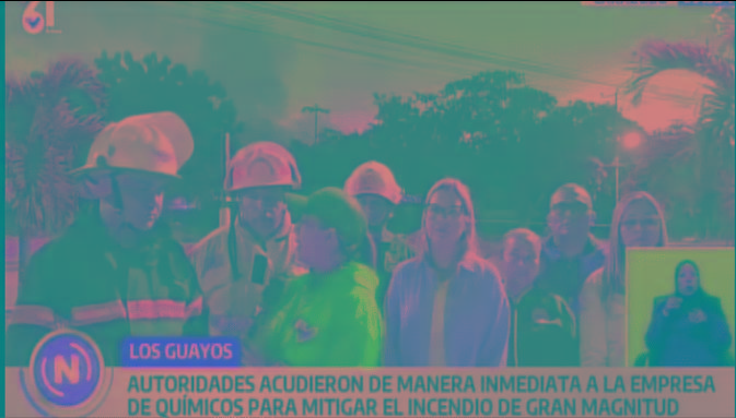 Controlan incendio en empresa procesadora de químicos en Los Guayos