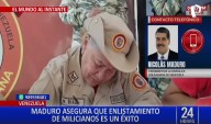 Nicolás Maduro califica de ‘exitoso’ enlistamiento de milicianos en Venezuela