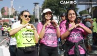 Gaby La Bonita encabeza la rodada y carrera por la paz y en contra las Adicciones en Puebla