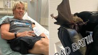 WWE legend rushed to hospital after being bitten by a BAT as concerned fans send well wishes