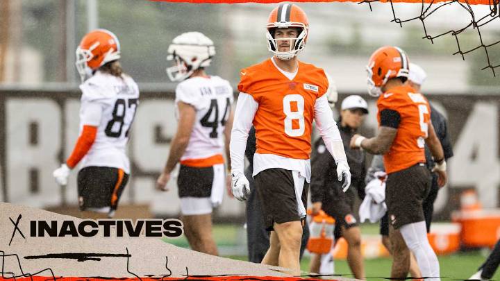 Browns announce players not expected to play in 3rd preseason game against the Rams