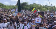 Rohingya refugees in Bangladesh demand safe return to Myanmar on 8th anniversary of exodus