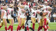 Raiders rookie Ashton Jeanty takes a hit, then delivers one in 22