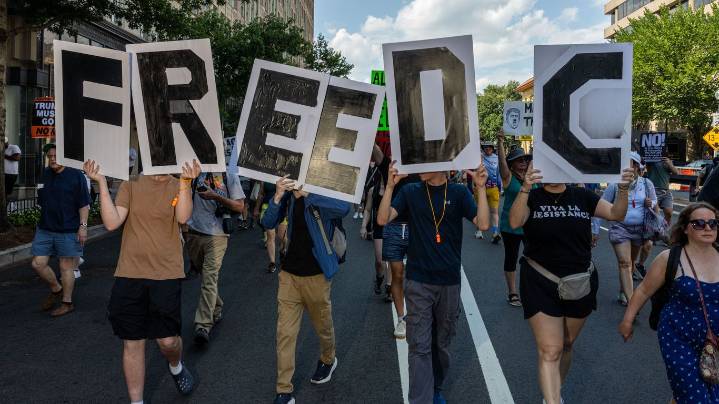 D.C. fights back against Trump's takeover — in court and on the streets