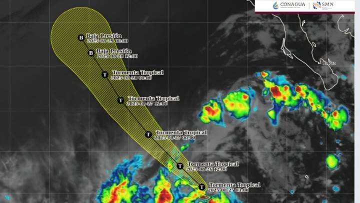Se forma la tormenta tropical 'Juliette' en el Pacífico, ¿afectará México?