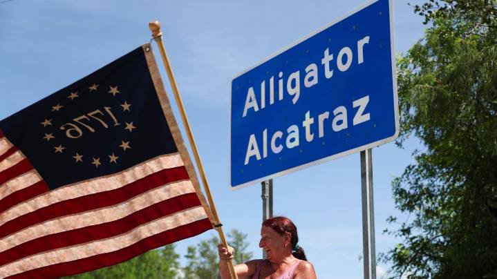 Florida updated agreement on handling detainees at 'Alligator Alcatraz,' but a month after it opened