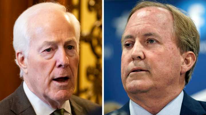 Cornyn, Paxton locked in dead heat in Texas primary: Poll
