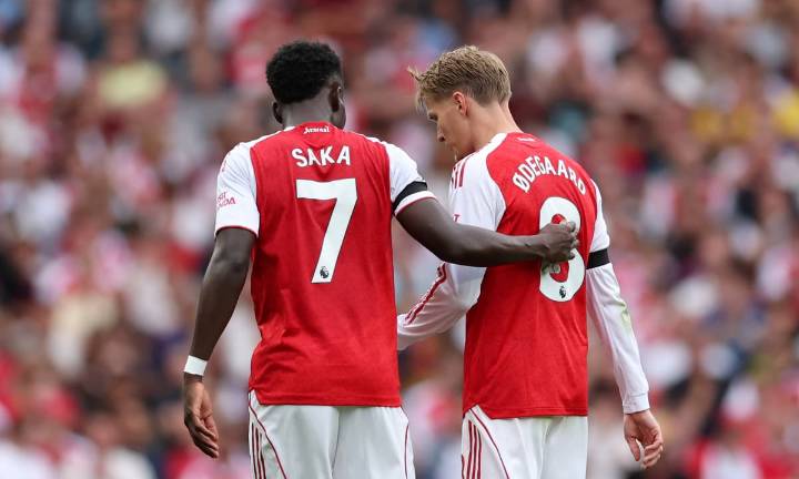 Arsenal: Mikel Arteta reveals Bukayo Saka and Martin Odegaard latest in six