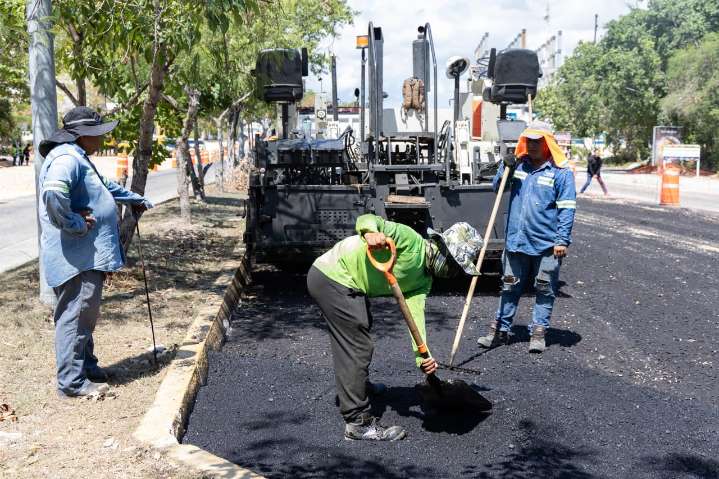 Gobierno de Estefanía Mercado inicia histórica repavimentación del Arco Vial con inversión cercana a 25 millones de pesos