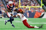 Patriots offense shines in 48-18 exhibition win over Commanders, as Washington rests starters, vets
