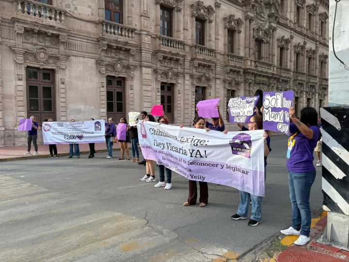 Se manifiestan en contra de la tipificación de la alienación parental y exigen se legisle la violencia vicaria