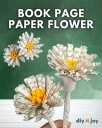DIY Book Page Paper Flower