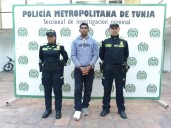 Capturan en Tunja a un hombre de nacionalidad extranjera requerido con circular azul por la Interpol