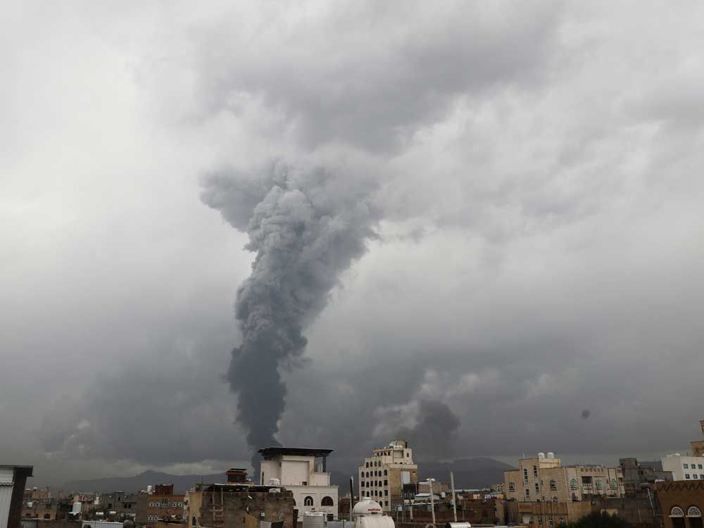 Israeli airstrikes hit Yemen’s capital, targeting Iran
