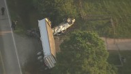 Katy Hockley crash: Motorcyclist dead; 18-wheeler, truck flipped in ditch