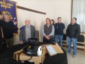 El Club de Leones entregó la Estación Meteorológico a la Escuela Agraria