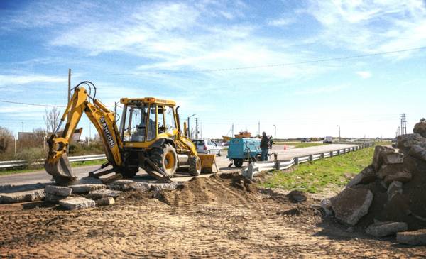 Realizan trabajos de hormigonado en Playa Unión
