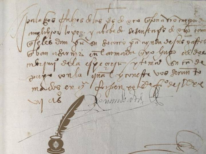 Coleccionistas ofertaban el manuscrito firmado por Hernán Cortés