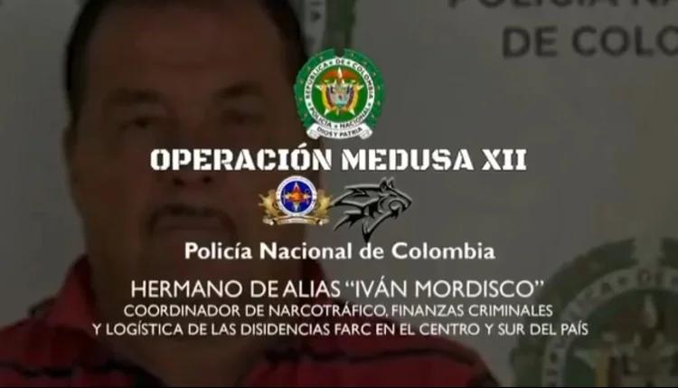 Esto se sabe de la captura del hermano de Iván Mordisco en Cundinamarca