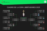 Definido. Así quedó el cuadro de cuartos de final de la Copa Libertadores 2025