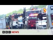 Multiple people dead and several trapped after Niagara Falls bus crash