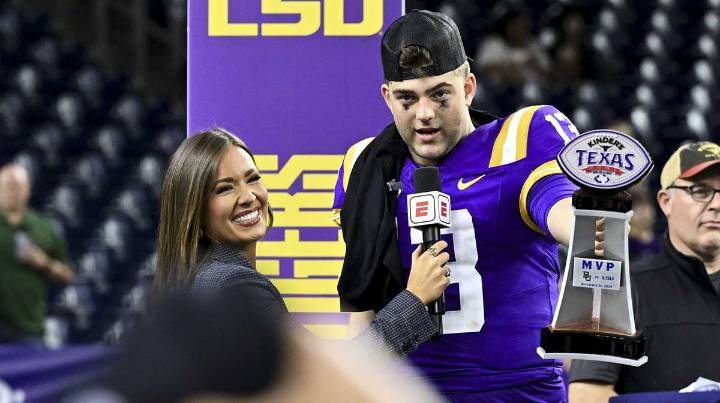 Where does LSU football QB Garrett Nussmeier land in ESPN’s top 100 players?
