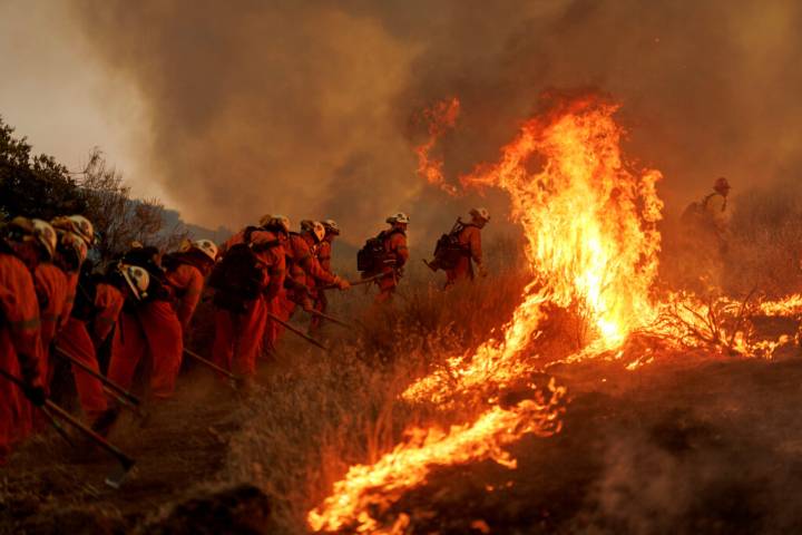 Canyon Wildfire in Los Angeles Forces Thousands to Evacuate