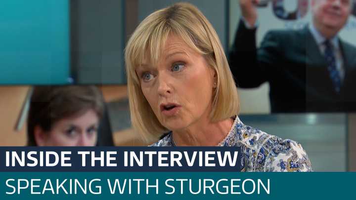 'She's had some very bleak times': Interviewer Julie Etchingham on Nicola Sturgeon's personal side