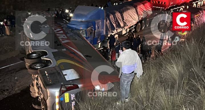 Puno:7 fallecidos y más de 20 heridos tras choque de ómnibus y tráiler