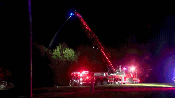 Fire crews respond to building fire in Derby