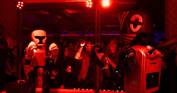 Humanoid Robots Are Beating Each Other to Pulp in an Underground Fight Club