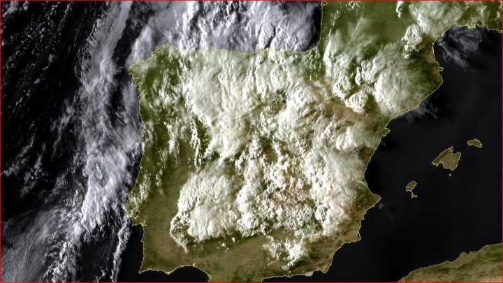 A mañá do mércores estará máis nubrada ca tarde