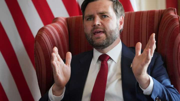 Britain must avoid ‘very dark path’ of silencing free speech, warns Trump’s No2 JD Vance as he meets with David Lammy