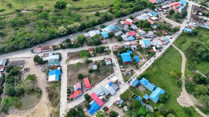 Concluyen obras de pavimentación y saneamiento en La Yopalosa, Nunchía