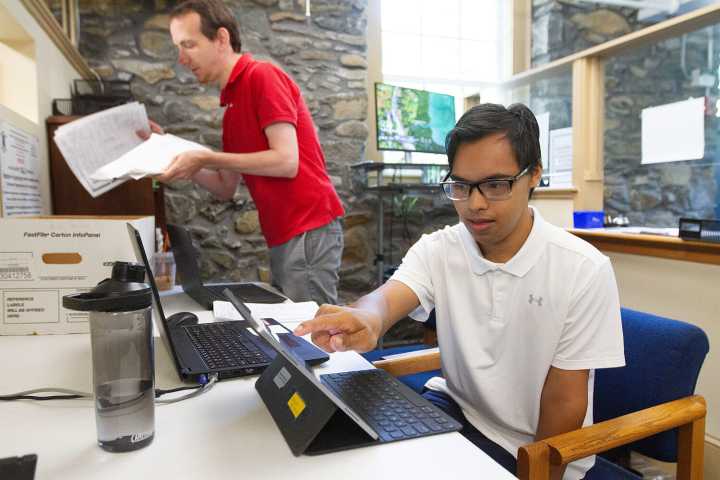 Summer interns help out immensely at Barrington Town Hall