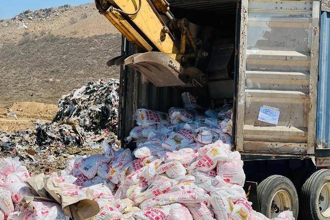 Destruyeron casi 24 toneladas de arroz contaminado en Ensenada